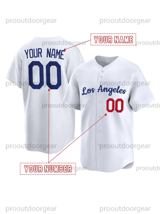 Ohtani Baseball Jersey Freeman Betts Yamamoto Edman Custom Sweatshirt - Embroide - SitterJersey.com