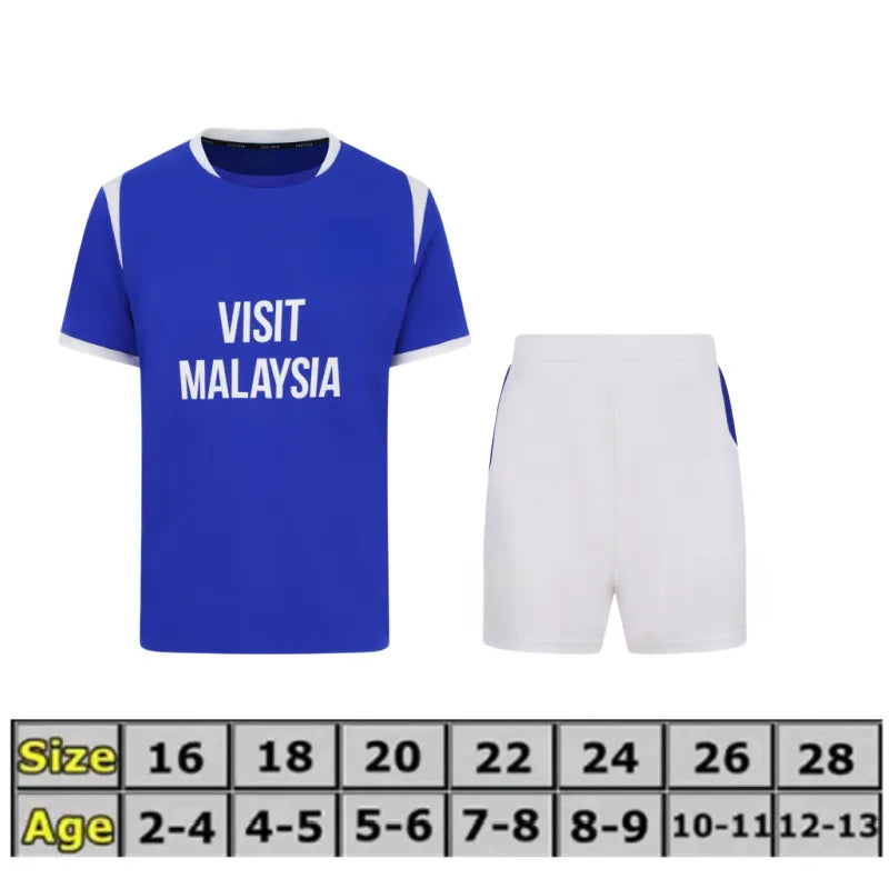 NEW S-4XL Cardiff City 26 27 soccer home SALECH 22 WINTLE 6 TURNBULL 14 COLWILL  - SitterJersey.com