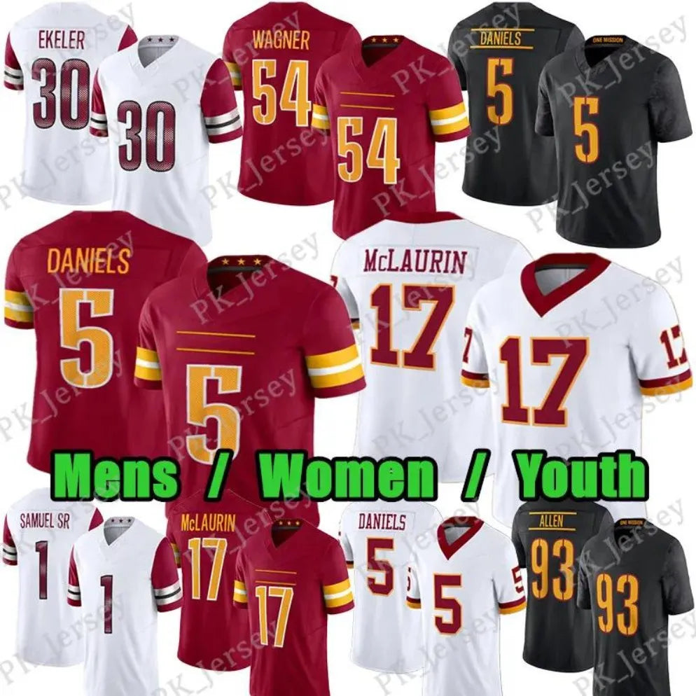 17 Allen 18 Cooper Football Jerseys Knox Shakir Milano Kincaid Cook Coleman Mila - SitterJersey.com