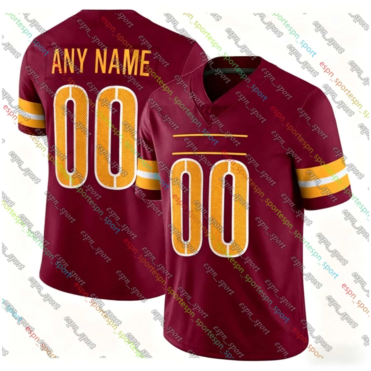 5 Jayden Daniels Terry McLaurin Football Jersey Jacory Croskey-Merritt Mike Sain - SitterJersey.com