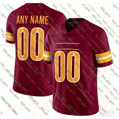 5 Jayden Daniels Terry McLaurin Football Jersey Jacory Croskey-Merritt Mike Sain - SitterJersey.com
