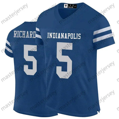 28 Taylor Richardson Flacco Downs Pittman Jr. 2024 Cities Football Jerseys Pierc - SitterJersey.com