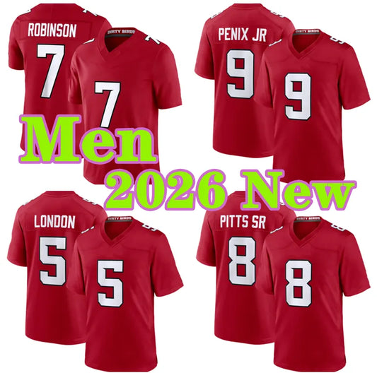 AtlantaS Michael Penix Jr Falconss jersey Bijan Robinson Tua Tagovailoa Falconsj - SitterJersey.com