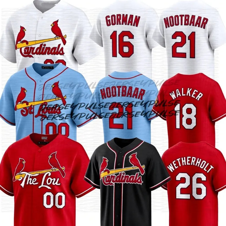 2026 St Louis Cardinal Jersey JJ Wetherholt Tink Hence Walker Lars Nootbaar Masy - SitterJersey.com