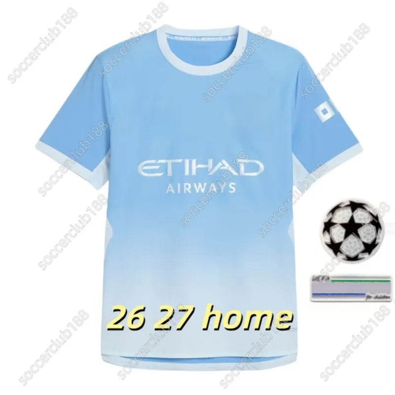 25 26 27 HAALAND MAN CITY soccer jerseys FODEN MARMOUSH DOKU MARMOUSH KOVACIC GV - SitterJersey.com