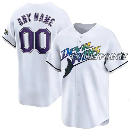 Tampa BayS rays jersey Yandy Diaz Junior Caminero Cedric Mullins Lux Ryan Pepiot - SitterJersey.com