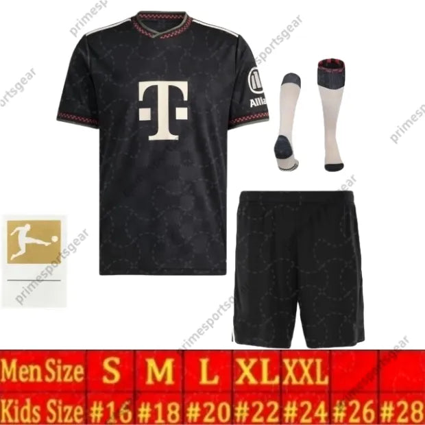 25 26 27 KANE OLISE soccer jerseys Anniversary BAYERNS MUNICH SANE KIMMICH UPAME - SitterJersey.com
