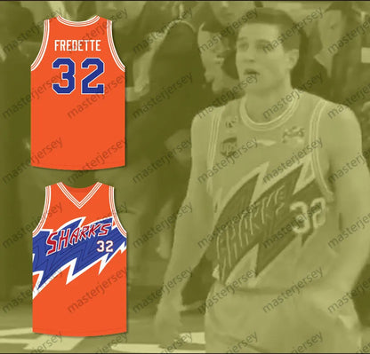 #32 FREDETTE Men's Basketball Jersey Sweatshirt - Embroidered Movie Mesh Letters - SitterJersey.com