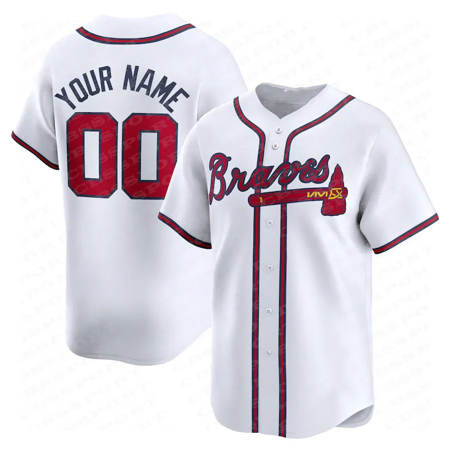 AtlantaBraves USA 250 Fourth of July Stadium Jersey Ronald Acuna Jr. Austin Rile - SitterJersey.com