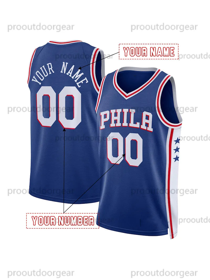 0 Maxey 2025 Basketball Jersey Iverson Embiid McCain George Harden Lowry Drummon - SitterJersey.com