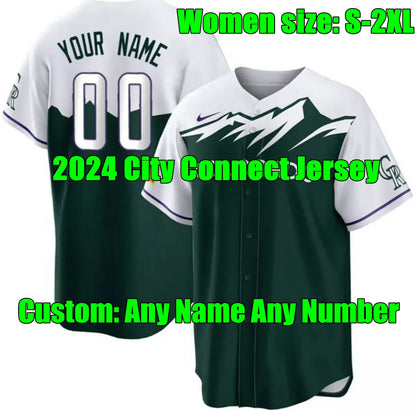 S-4XL 2024 Custom Kris Bryant Jersey Wilson Randal Grichuk Connor Joe Charlie Bl - SitterJersey.com