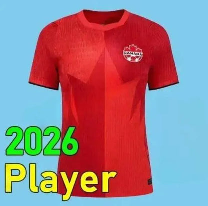 canada soccer jersey 2026 World Cup J.DAVID DAVIES LARIN 26 27 CAVALLINI MILLAR  - SitterJersey.com
