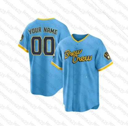 2026 Brewers Baseball Jersey Christian Yelich Jackson Chourio Jacob Misiorowski  - SitterJersey.com