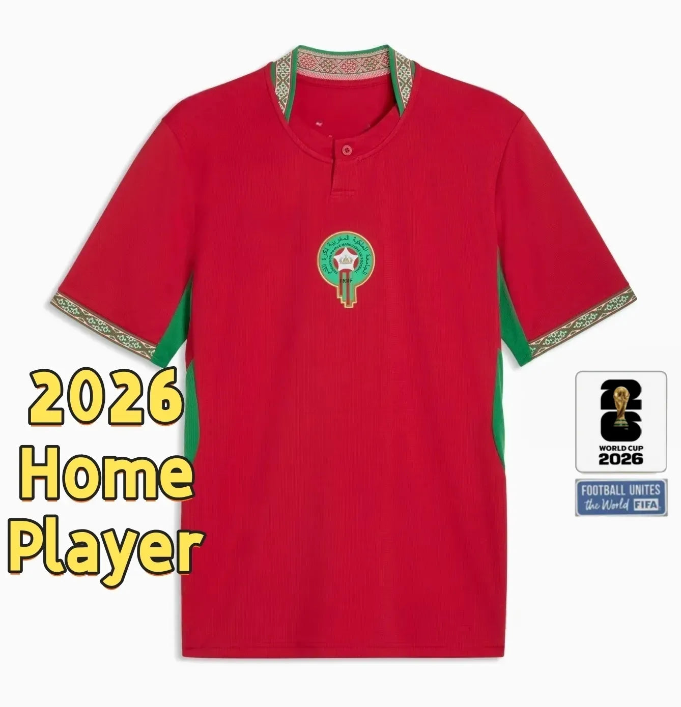 25 26 Morocco Soccer T Shirt NO10 Brahim HAKIMI ZIYECH Player Youth Sport Footba - SitterJersey.com