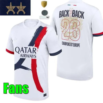 25 26 27psgeJersey O.Dembele D.DOUE KVARATSKHELIA Football JerseysVITINHA JOAON  - SitterJersey.com