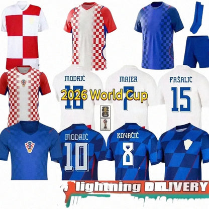 26 27 Croatia Jersey 2026 World Cup Soccer Jersey Retro 1998 Croatie National 20 - SitterJersey.com