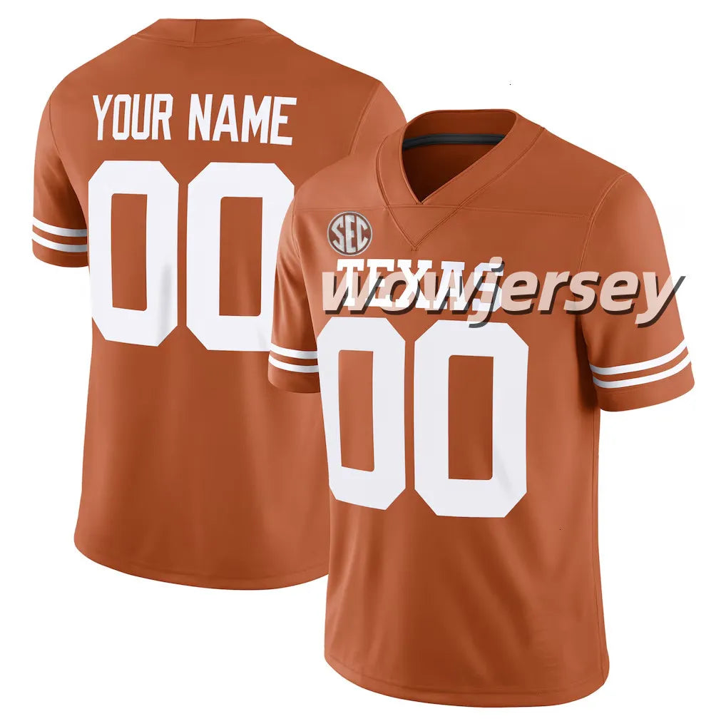 2026 Texas Longhorns Arch Manning Football Jersey Derrek Cooper Ryan Wingo Trevo - SitterJersey.com