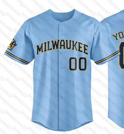 2026 Brewers Baseball Jersey Christian Yelich Jackson Chourio Jacob Misiorowski  - SitterJersey.com