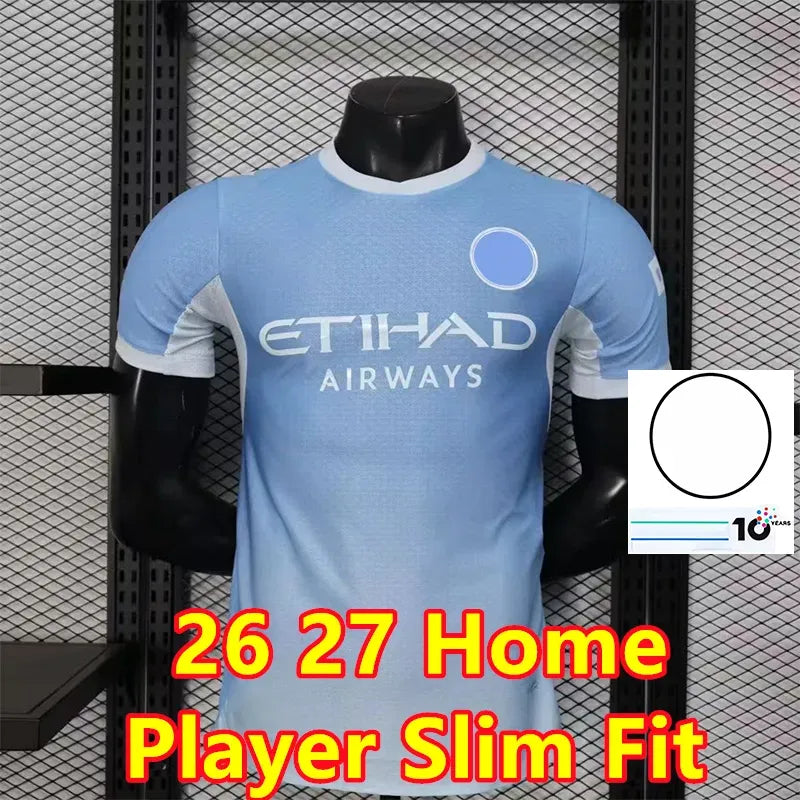 26 27 ManchesterS City Soccer Jerseys 2026 2027 Man City Fans Player Men Kids Ki - SitterJersey.com