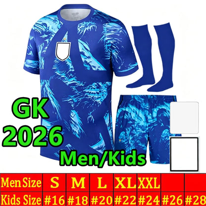 England Football Kit 2026 England World Cup 2026 Football Shirt Soccer Jerseys KANE BELLINGHAM EZE SAKA PALMER RICE FODEN Kids Mens Women 26 27 Kit - SitterJersey.com