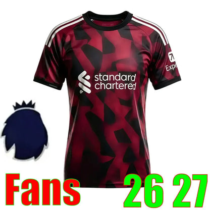 Liveropool Jersey 26 27 SZOBOSZLAI LFC ISAK WIRTZ EKITIKE M.SALAH VIRGIL soccer  - SitterJersey.com
