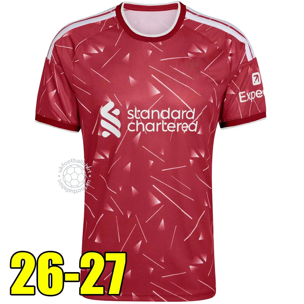 2026 ISAK EKITIKE WIRTZ DIOGO J. KERKEZ FRIMPONG M.SALAH liverpool 26 27 FC Foot - SitterJersey.com