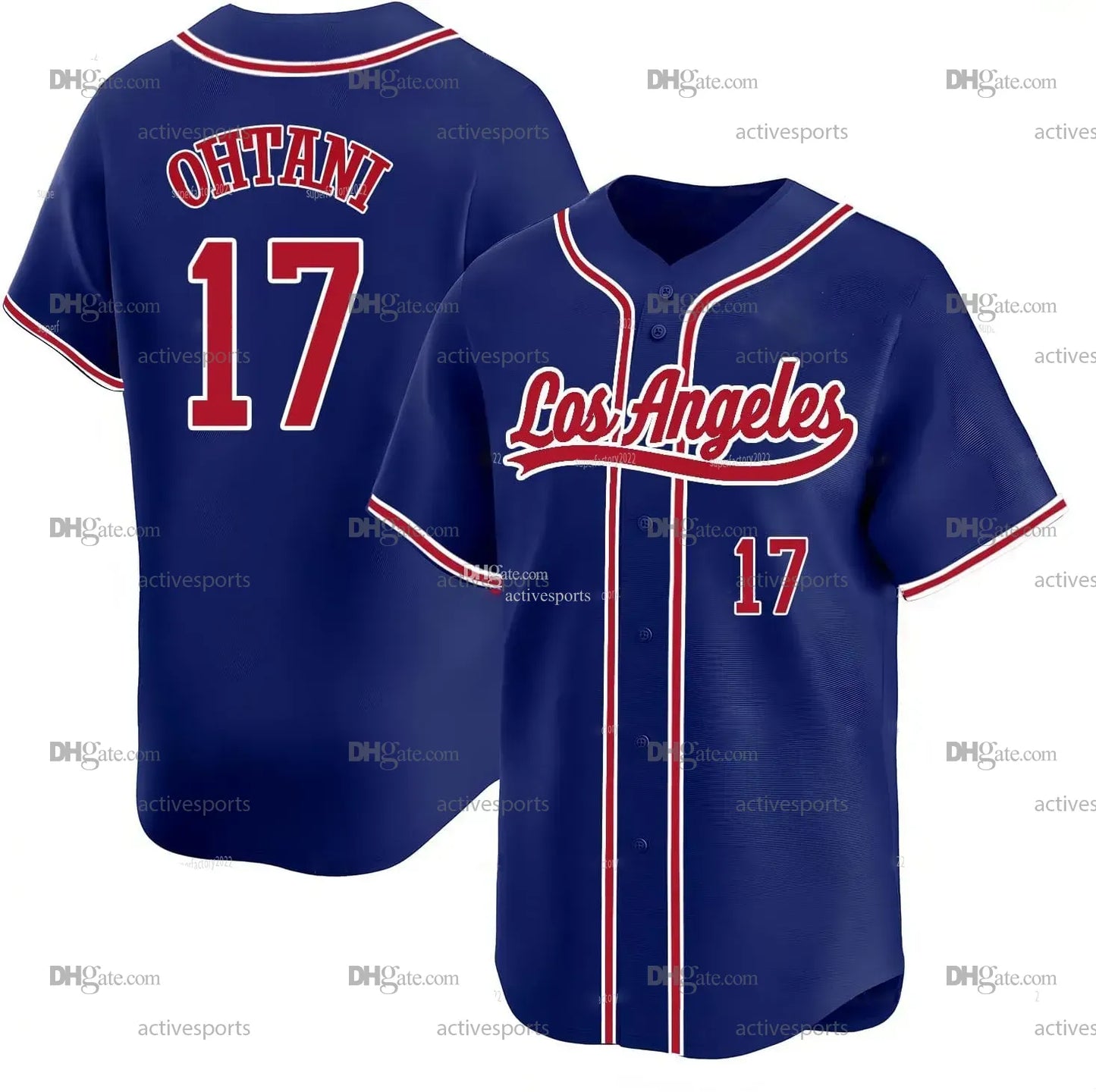 Custom 17 Ohtani 2024 Season Baseball Jersey Betts Freeman Muncy Stitched Number - SitterJersey.com