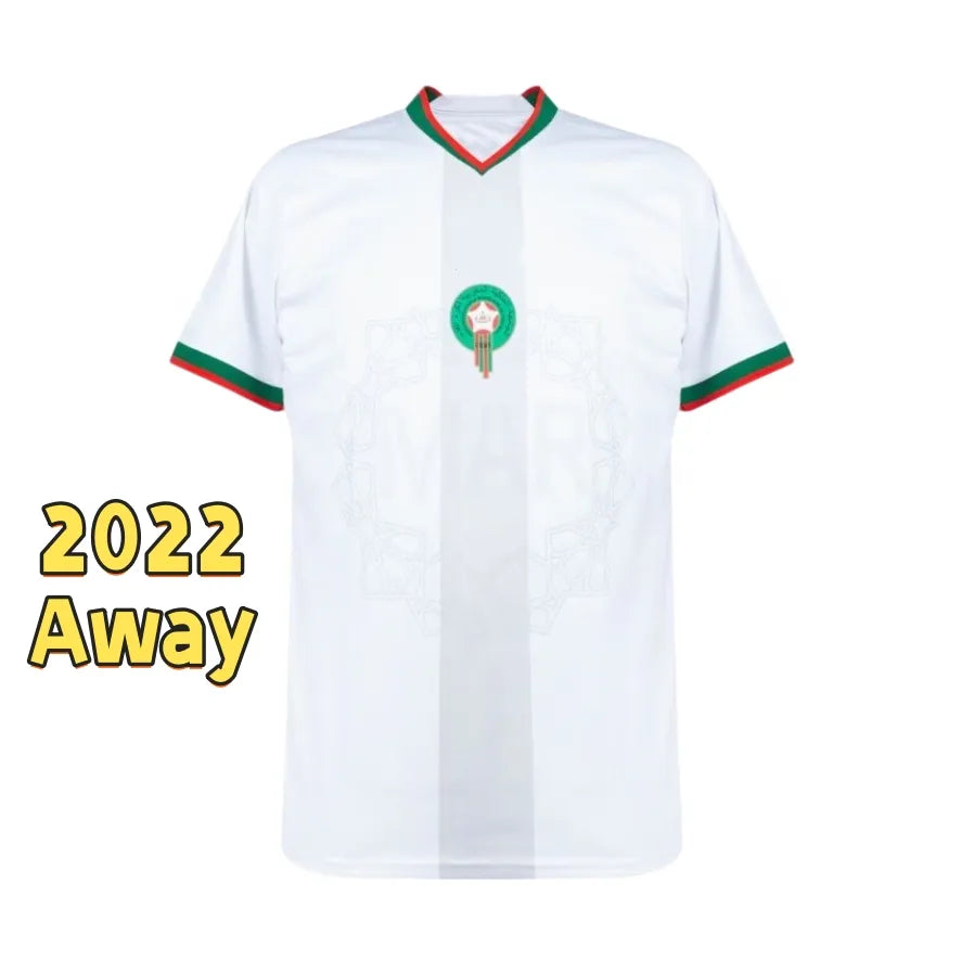 25 26 Morocco Soccer T Shirt NO10 Brahim HAKIMI ZIYECH Player Youth Sport Footba - SitterJersey.com