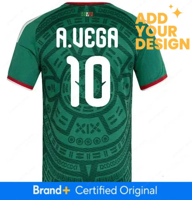 2026 Green Mexico jersey World Cup Home away Kit soccer jerseys A VEGA S GIMENEZ - SitterJersey.com