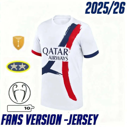 Psges Jersey 25 26 27 Ousmane Dembele Kvaratskhelia Maillot De Football Shirt To - SitterJersey.com
