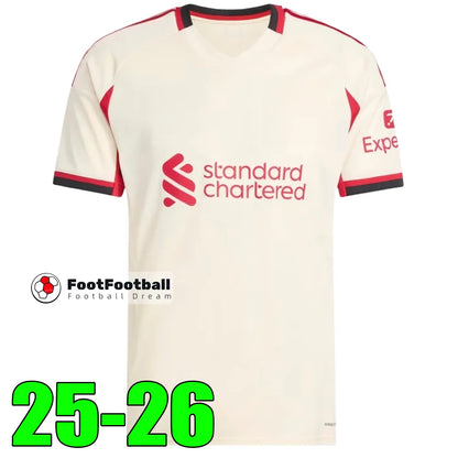 2026 ISAK EKITIKE WIRTZ DIOGO J. KERKEZ FRIMPONG M.SALAH liverpool 26 27 FC Foot - SitterJersey.com