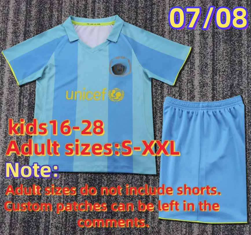 retro Barcelona jersey kids 92 95 98 99 03 04 15 16 17 RONALDINHO RIVALDO maillo - SitterJersey.com