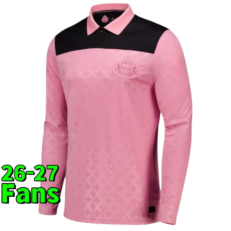 2026-27 sunderland Soccer JerseyS Home away third 25/26 RED BLACK KIDS s STEWART - SitterJersey.com