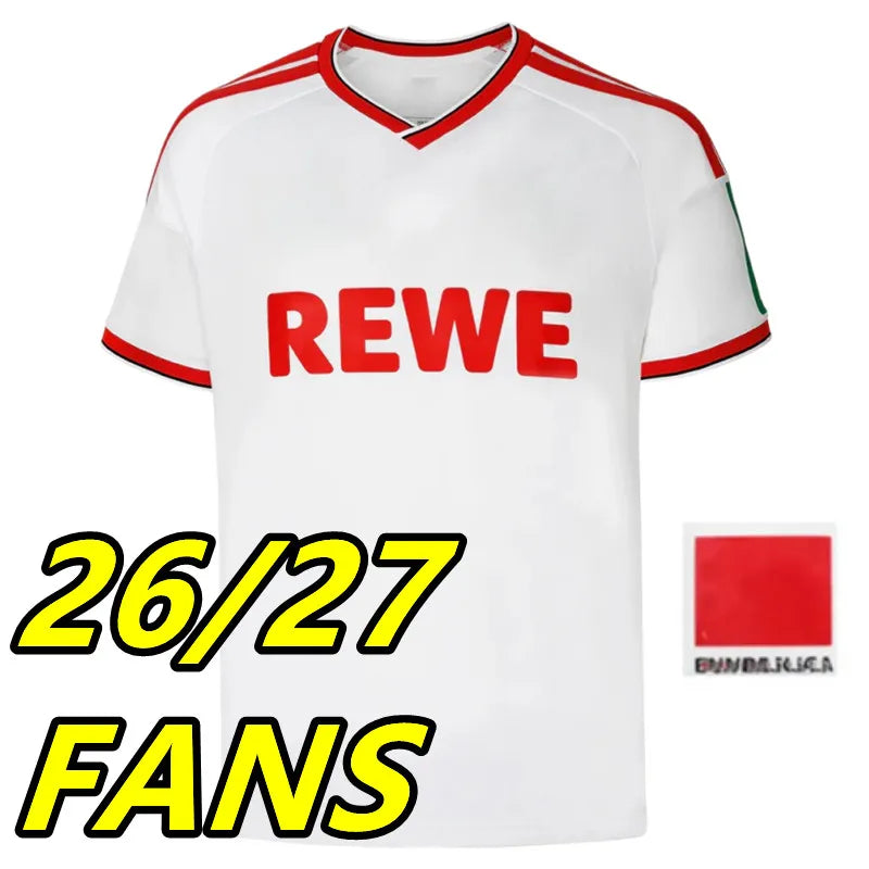 New 2026 2027 FC Koln Soccer Jerseys Koln jersey MARTEL HUBERS WALDSCHMIDT KAINZ - SitterJersey.com