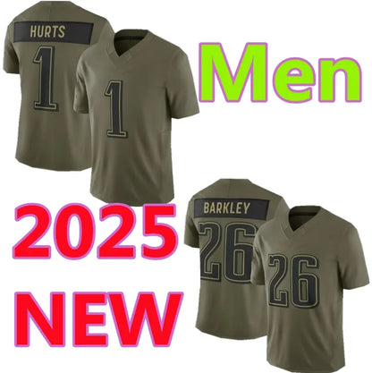 9 Makai Lemon Saquon Barkley DeVonta Smith Jalen Hurts Carter Dawkins Goedert De - SitterJersey.com
