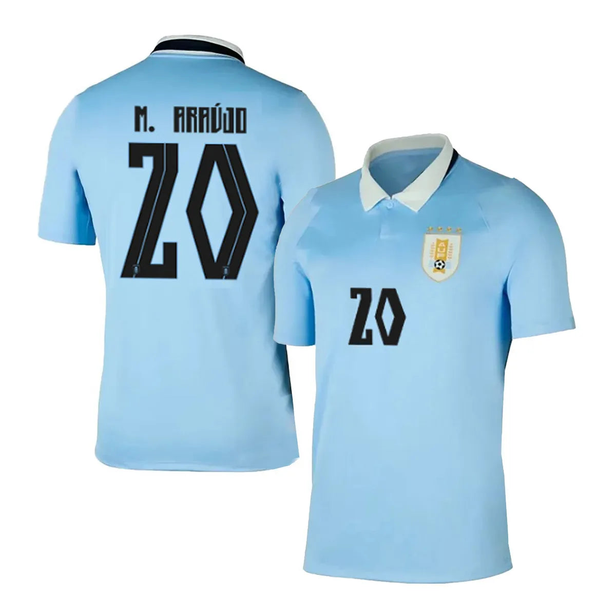 Uruguay Jersey World Cup 2026 Maximiliano Araujo NO 20 Shirt Uruguayan National  - SitterJersey.com