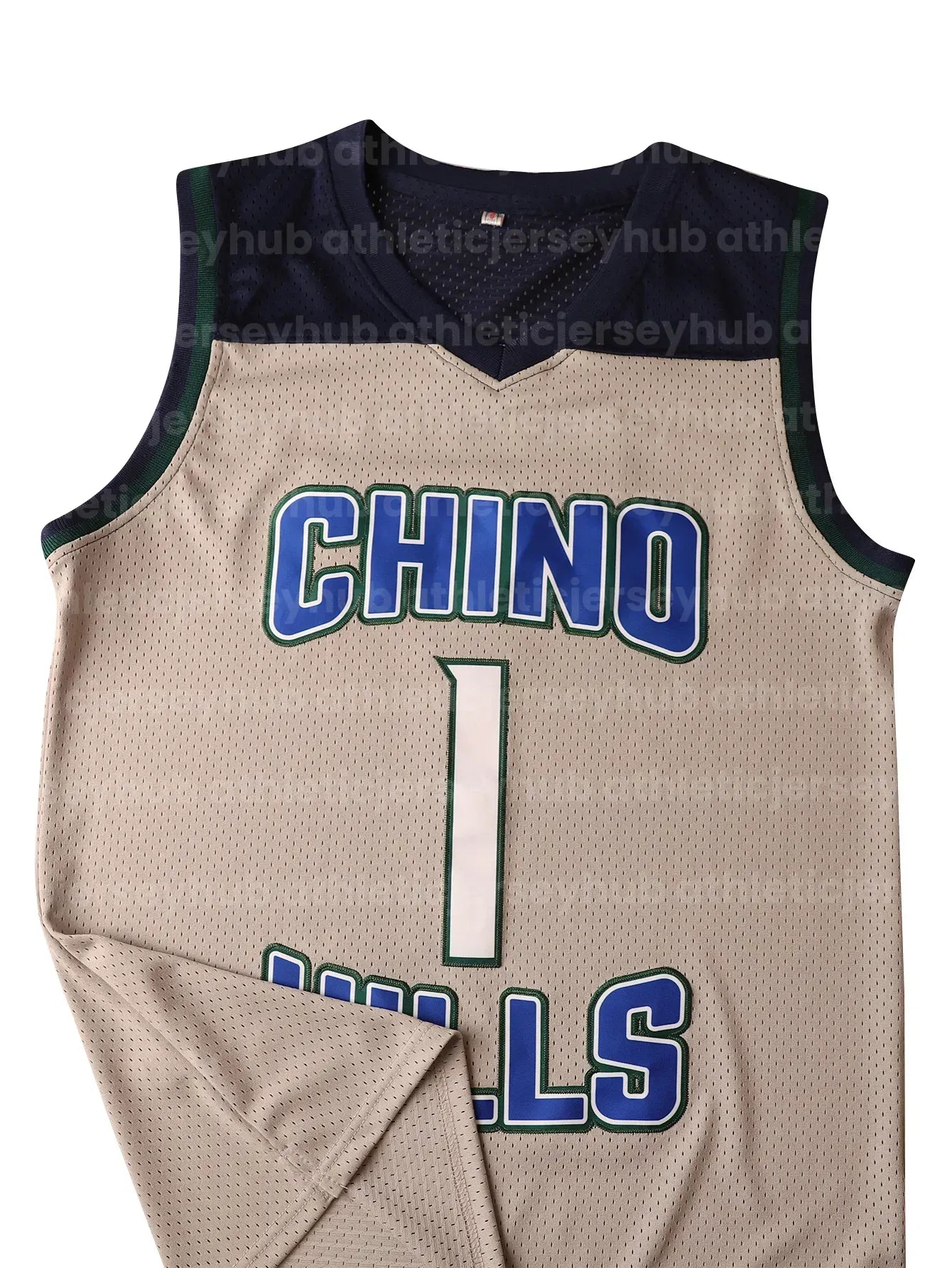 Mens CHINO HILLS 1 BALL Basketball Jersey Breathable Stretchy Sleeveless Sports  - SitterJersey.com