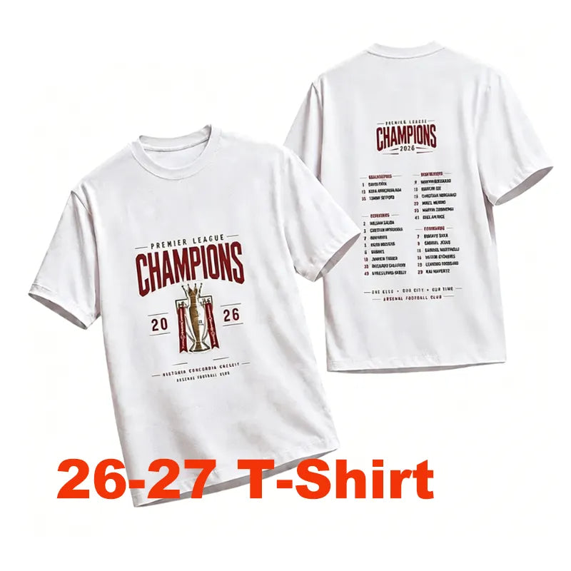 Champions kit 26 27 SAKA ODBCAARD RICE HAVERTZ CYOKERES 2026 arsenaly football t - SitterJersey.com