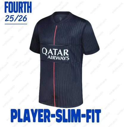 25/26 Season 1:1 Soccer Football Jersey Outdoor Sports Shirt Dembele Doue Kvarat - SitterJersey.com