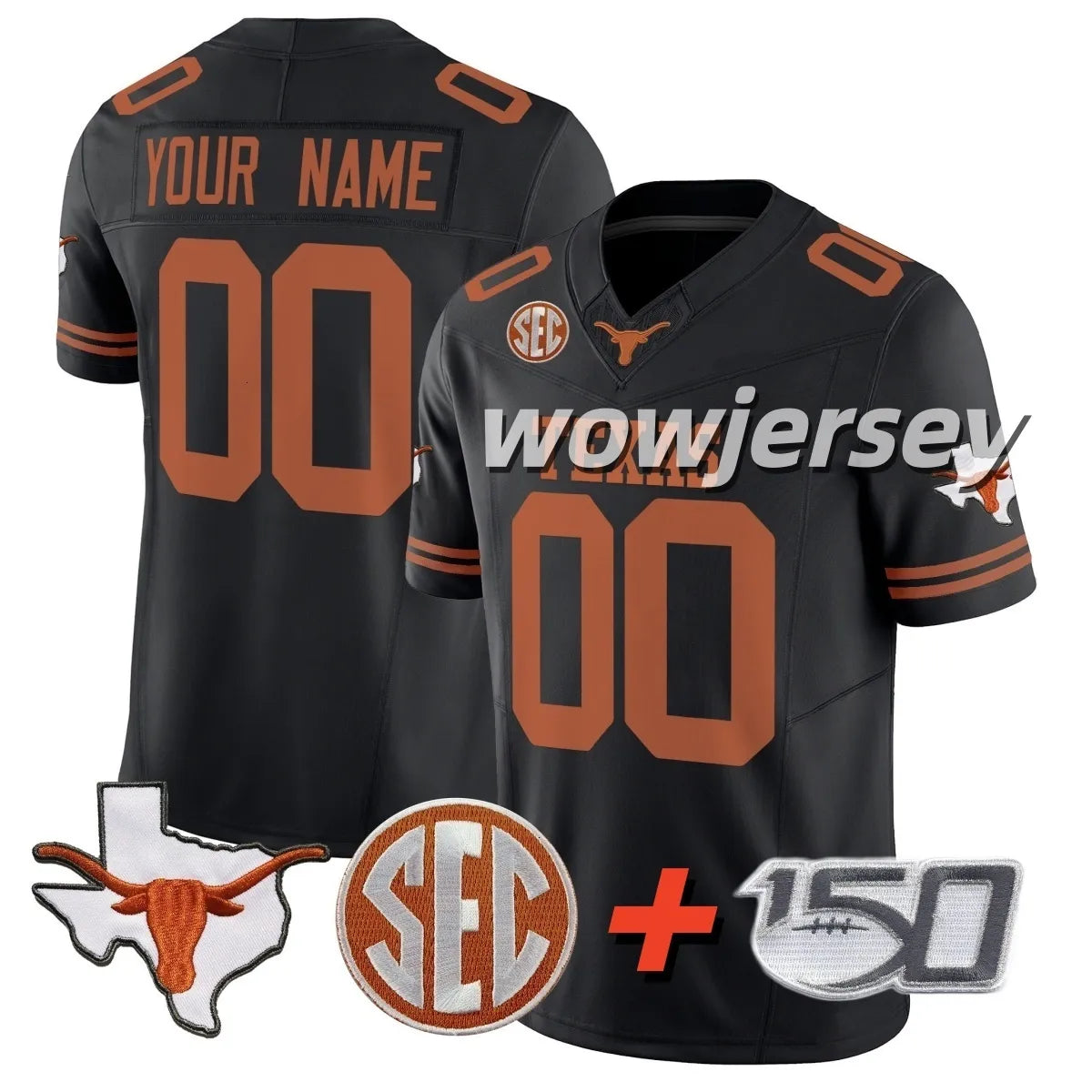 2026 Texas Longhorns Arch Manning Football Jersey Derrek Cooper Ryan Wingo Trevo - SitterJersey.com