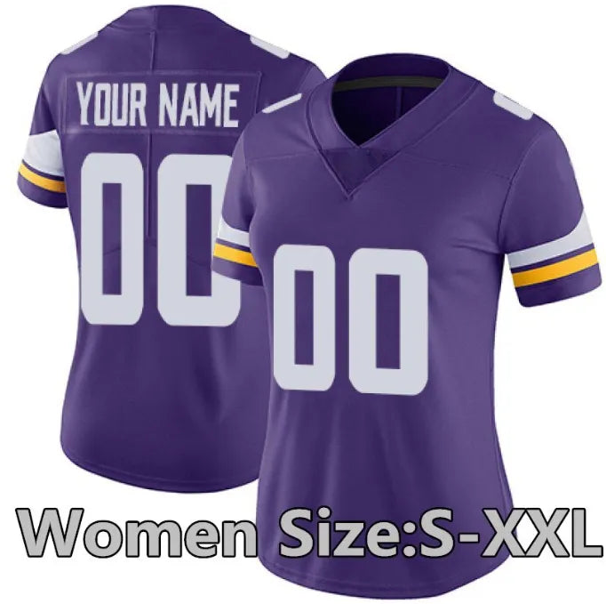 MinnesotaS J.J. McCarthy Addison Justin Jefferson VikingsSJersey Hockenson Kyler - SitterJersey.com