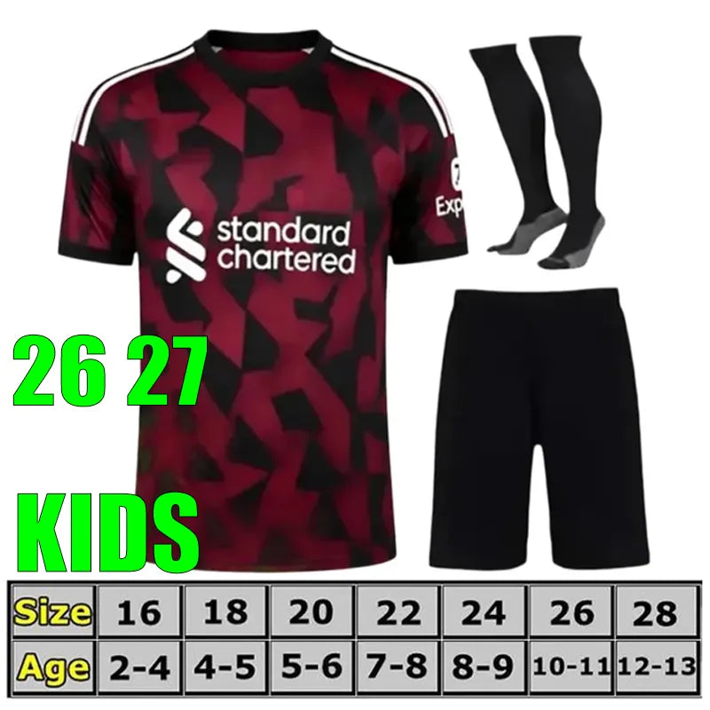 Liveropool Jersey 26 27 SZOBOSZLAI LFC ISAK WIRTZ EKITIKE M.SALAH VIRGIL soccer  - SitterJersey.com