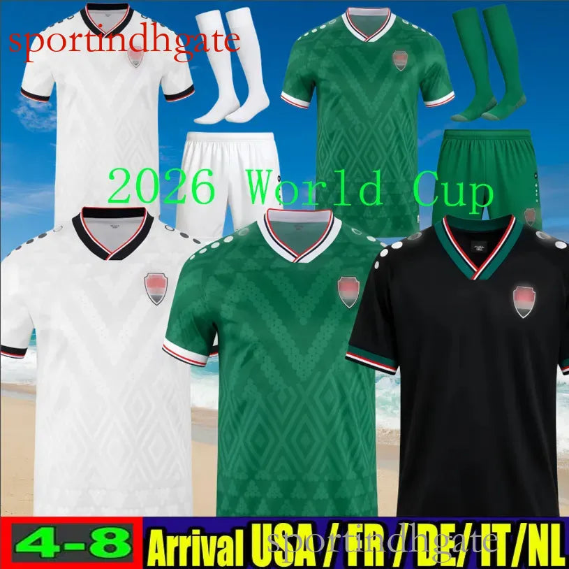 2026 Iraq soccer jersey World Cup AYMEN MOHANAD AL-HAMADI 26 27 national team ho - SitterJersey.com
