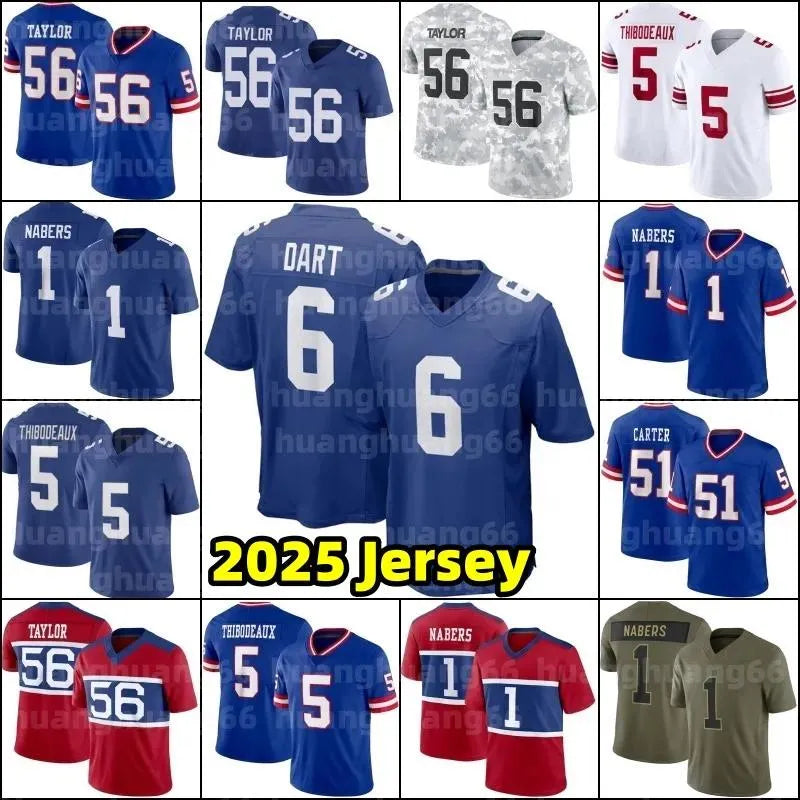 44 Cam Skattebo Jaxson Dart Malik Nabers Football Jersey Arvell Reese Abdul Cart - SitterJersey.com