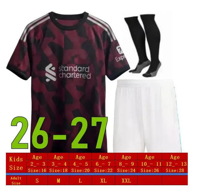 LFC 25 26 27 Liveropool Jersey ISAK WIRTZ EKITIKE M.SALAH VIRGIL Liveropool socc - SitterJersey.com