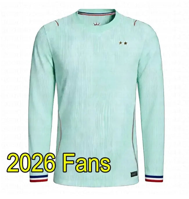 2026 maillot French Soccer Jerseys MBAPPE CHERKI OLISE DOUE Saliba kit Dembele 2 - SitterJersey.com