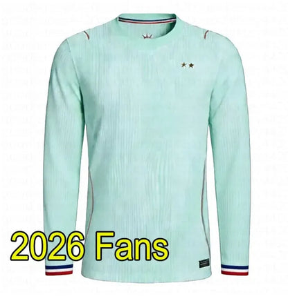 2026 maillot French Soccer Jerseys MBAPPE CHERKI OLISE DOUE Saliba kit Dembele 2 - SitterJersey.com