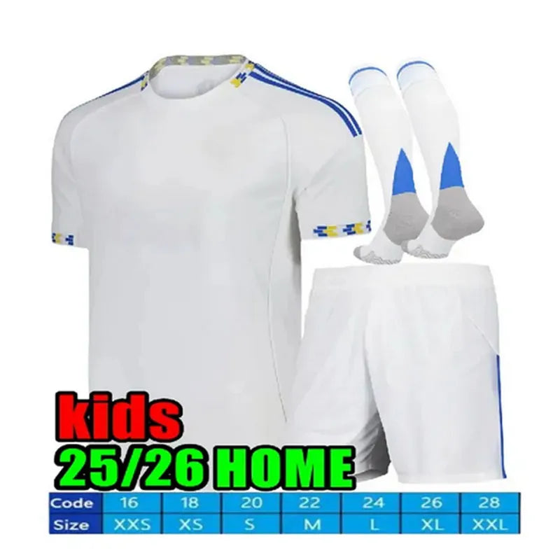 leeds utd 26 27 Icons Soccer Jerseys leeds unitedjersey 2026 27 TANAKA kids LONG - SitterJersey.com