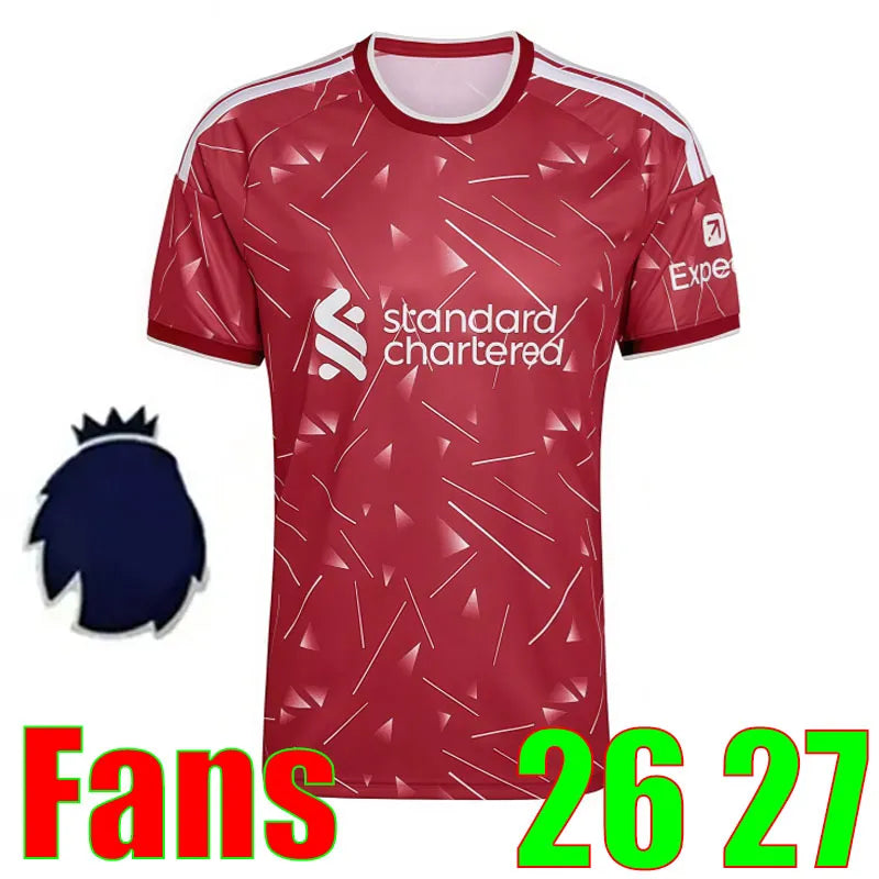 Liveropool Jersey 26 27 SZOBOSZLAI LFC ISAK WIRTZ EKITIKE M.SALAH VIRGIL soccer  - SitterJersey.com