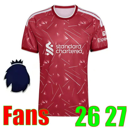 Liveropool Jersey 26 27 SZOBOSZLAI LFC ISAK WIRTZ EKITIKE M.SALAH VIRGIL soccer  - SitterJersey.com
